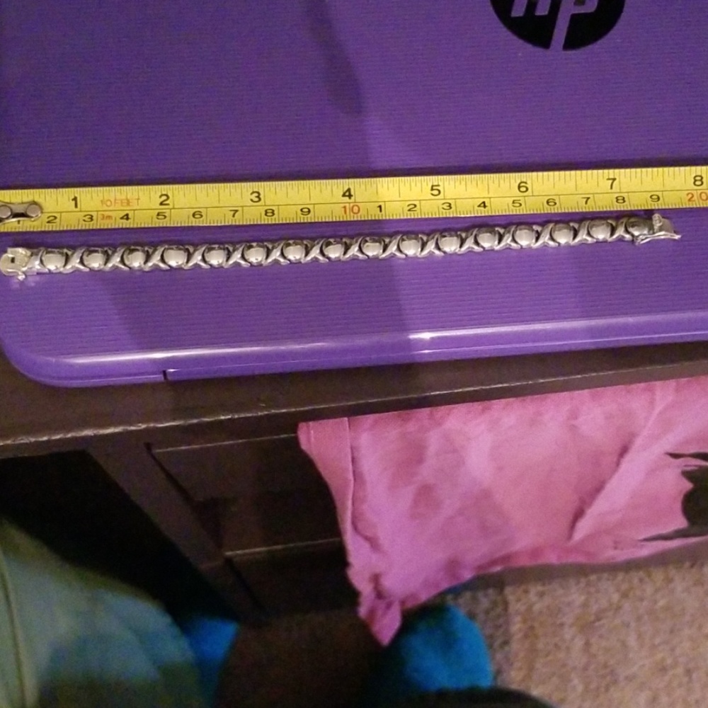 Sterling Silver X's and O's bracelet